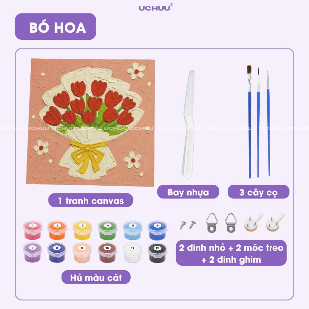 Tranh Tô Màu Cát