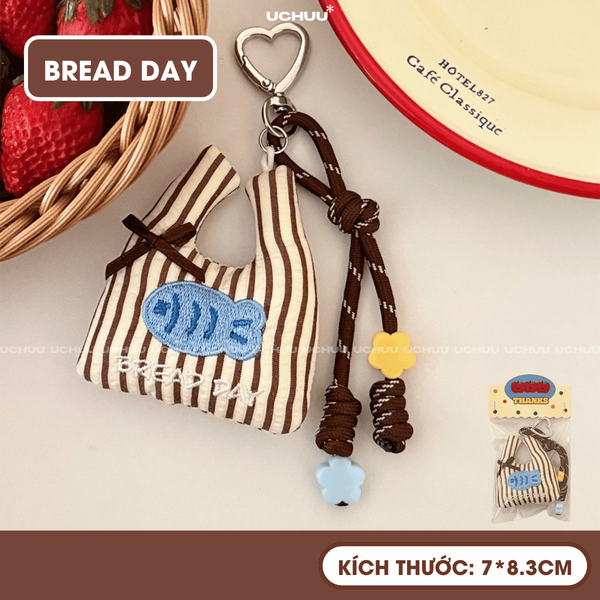 Móc Khóa Túi Vải