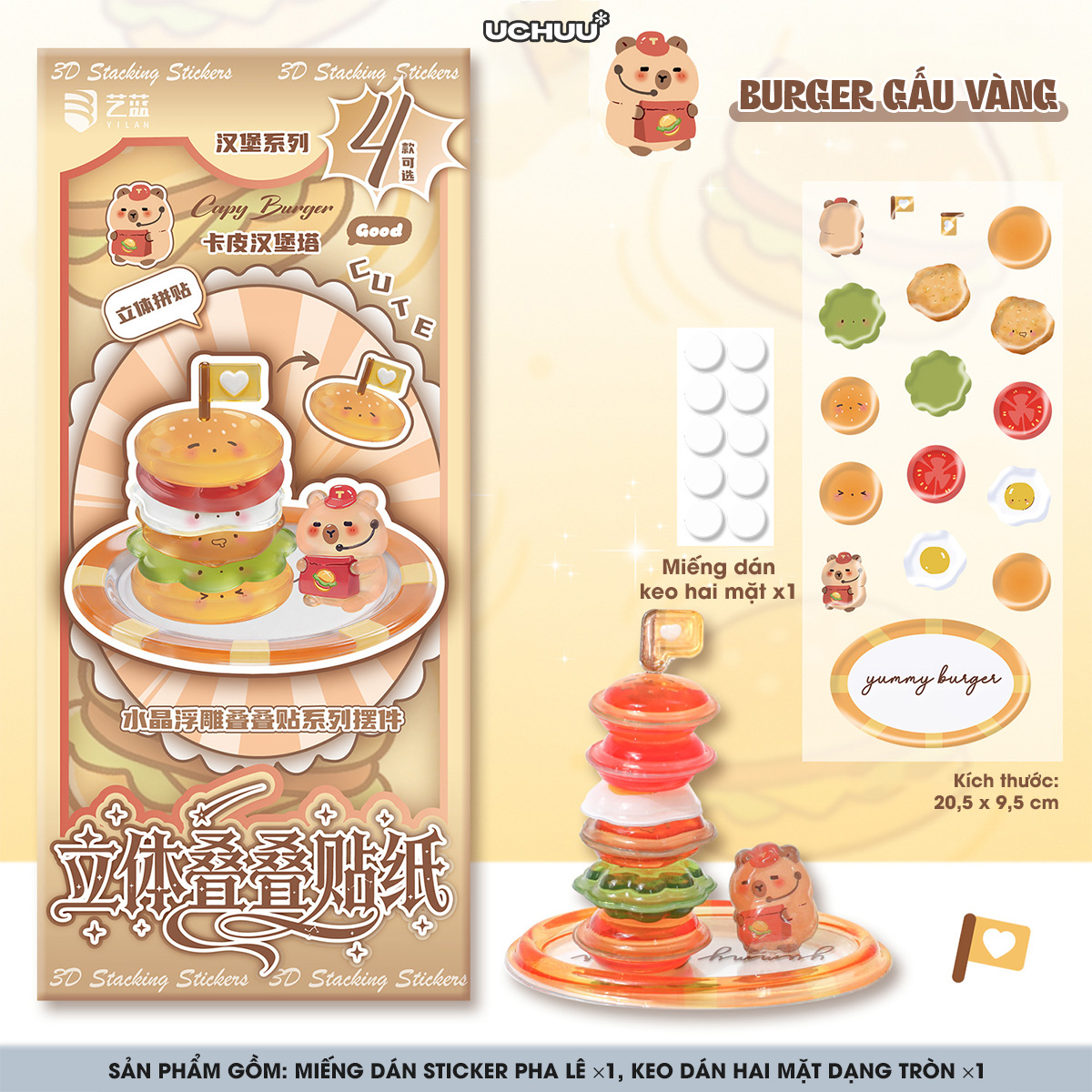 Standee Sticker 3D NổI