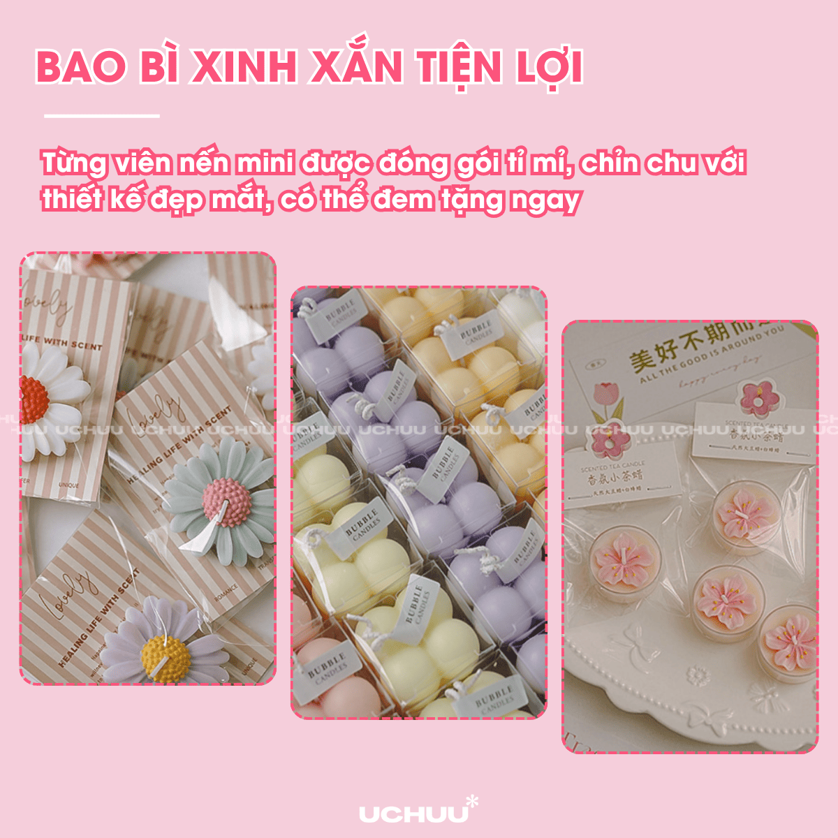 Nến Thơm Mini Decor