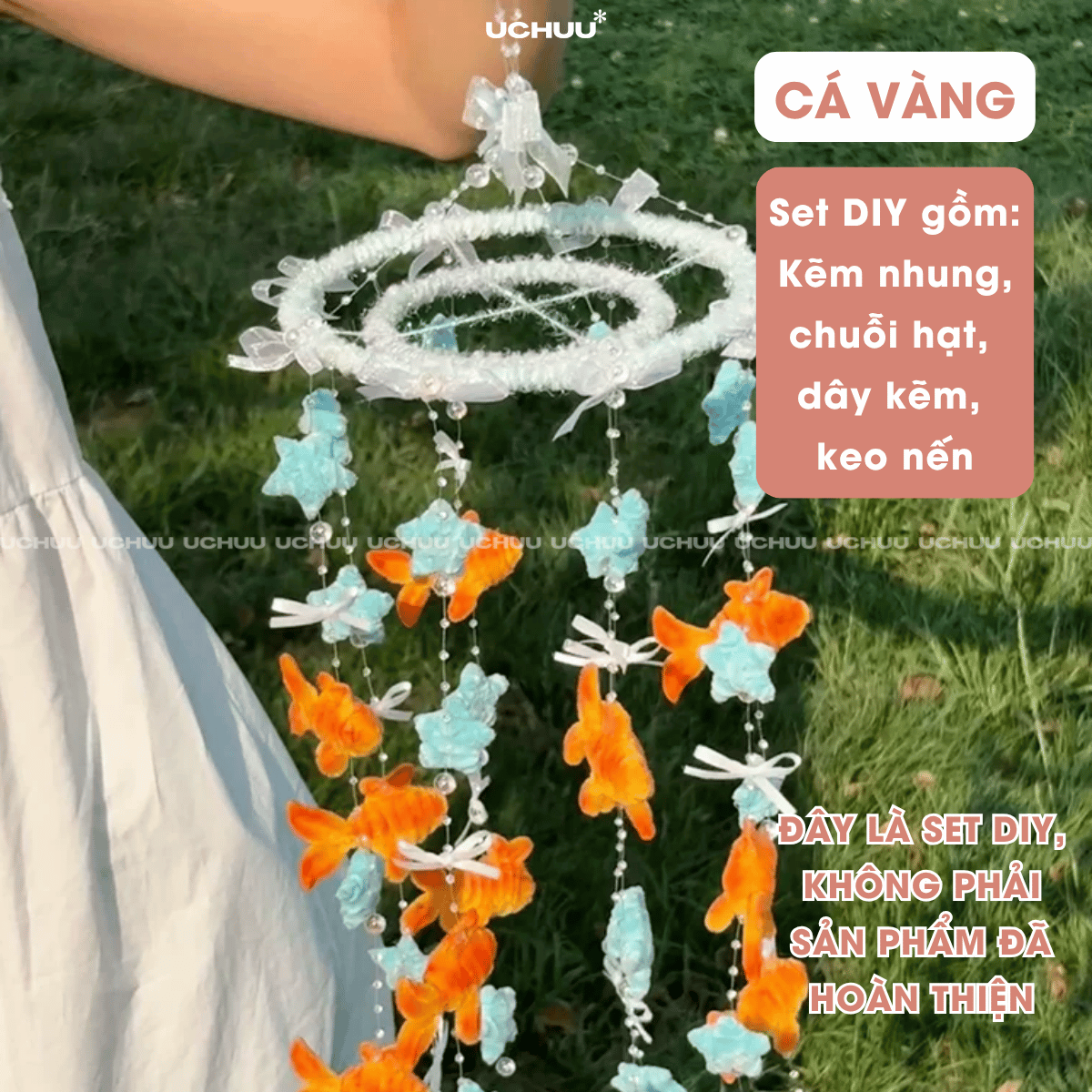 Chuông Gió Kẽm Nhung