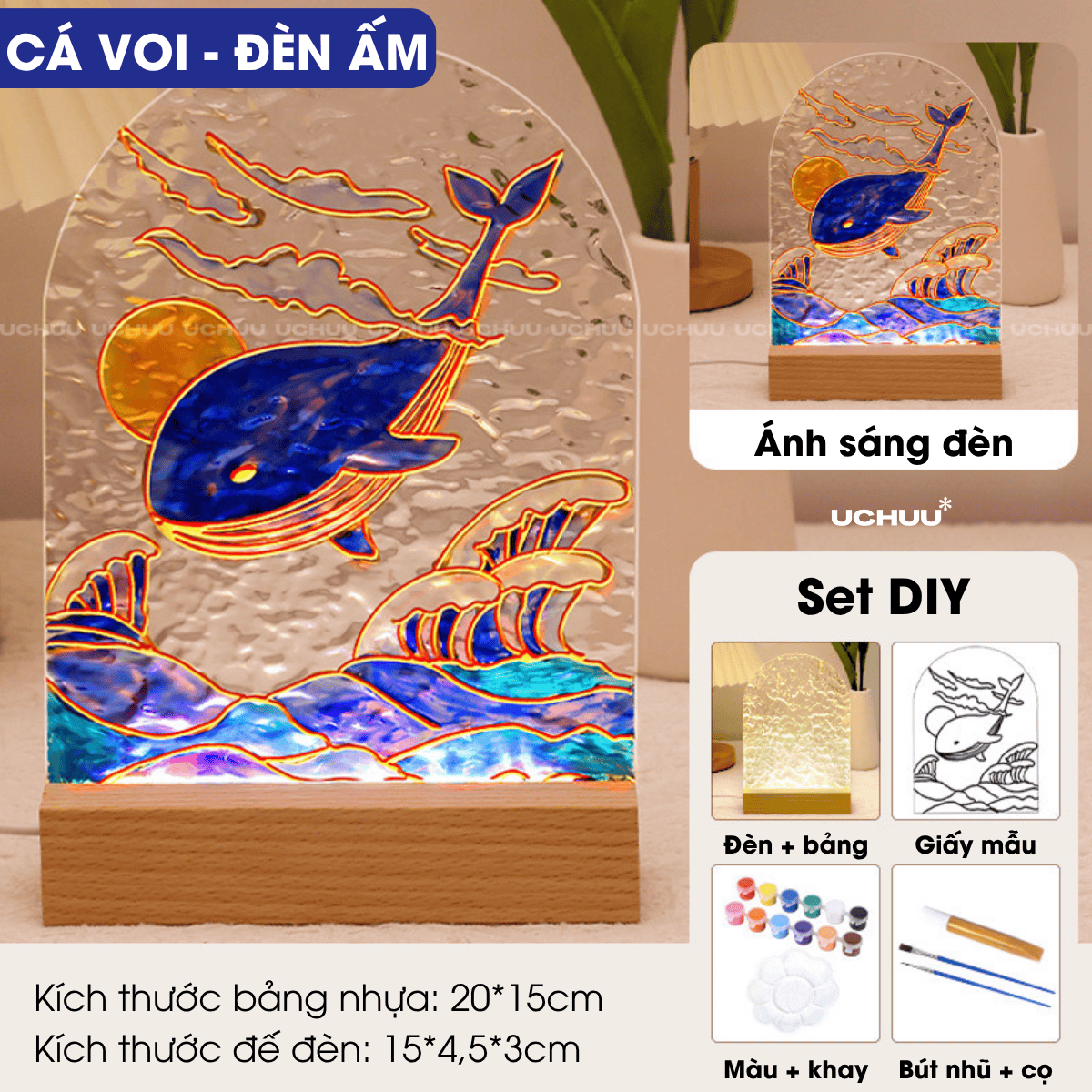 Đèn Tranh Vẽ Decor