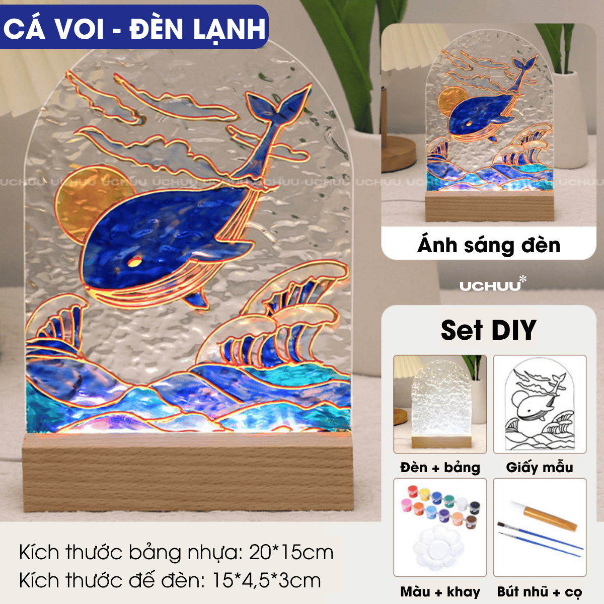 Đèn Tranh Vẽ Decor