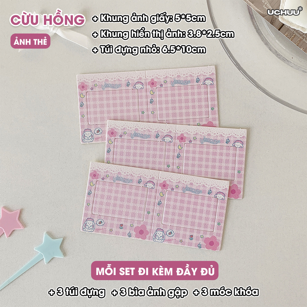 Móc Khoá Ảnh Gập
