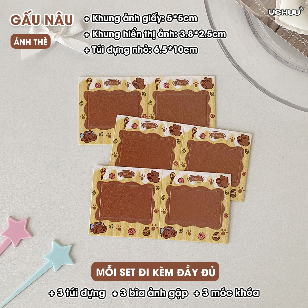 Móc Khoá Ảnh Gập