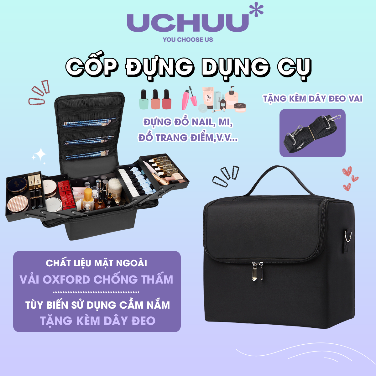 Cốp Vải Đựng Đồ Nail