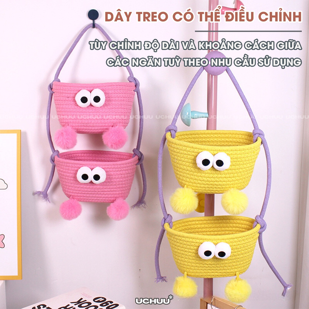 Giỏ Treo Đan Dây