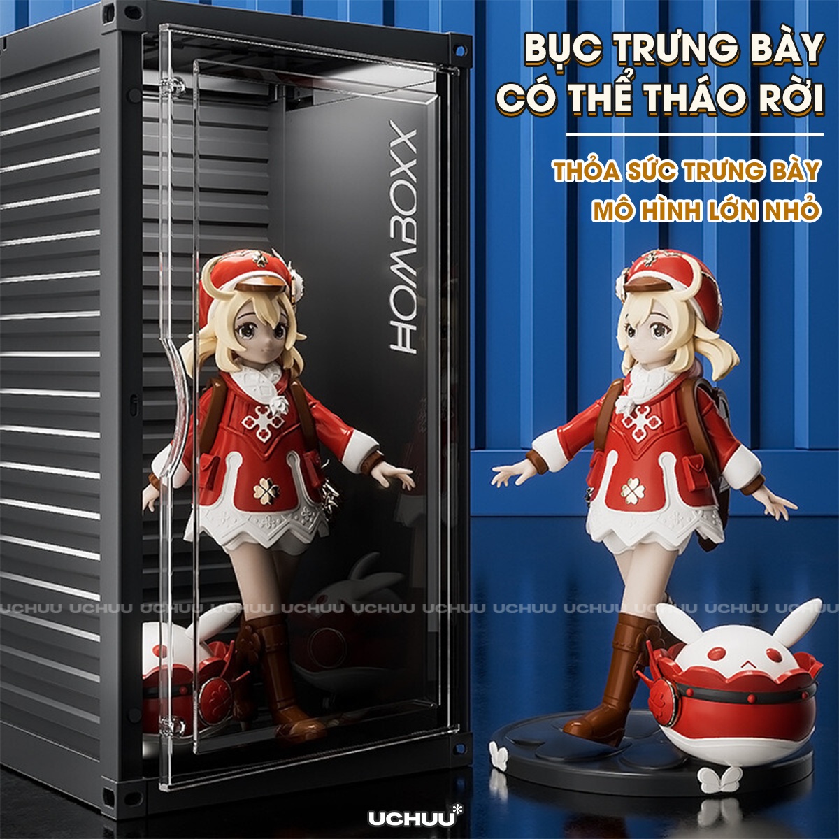 Hộp Trưng Bày Mô Hình Container