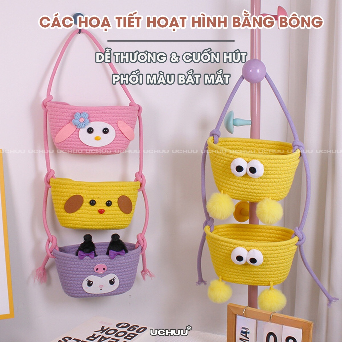 Giỏ Treo Đan Dây