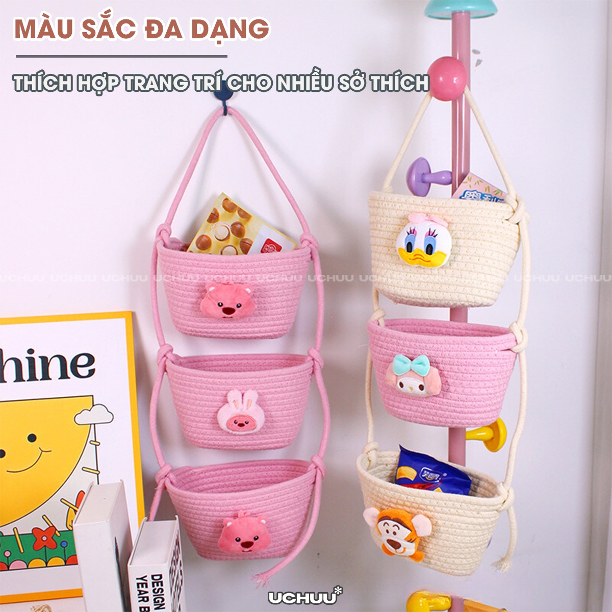 Giỏ Treo Đan Dây