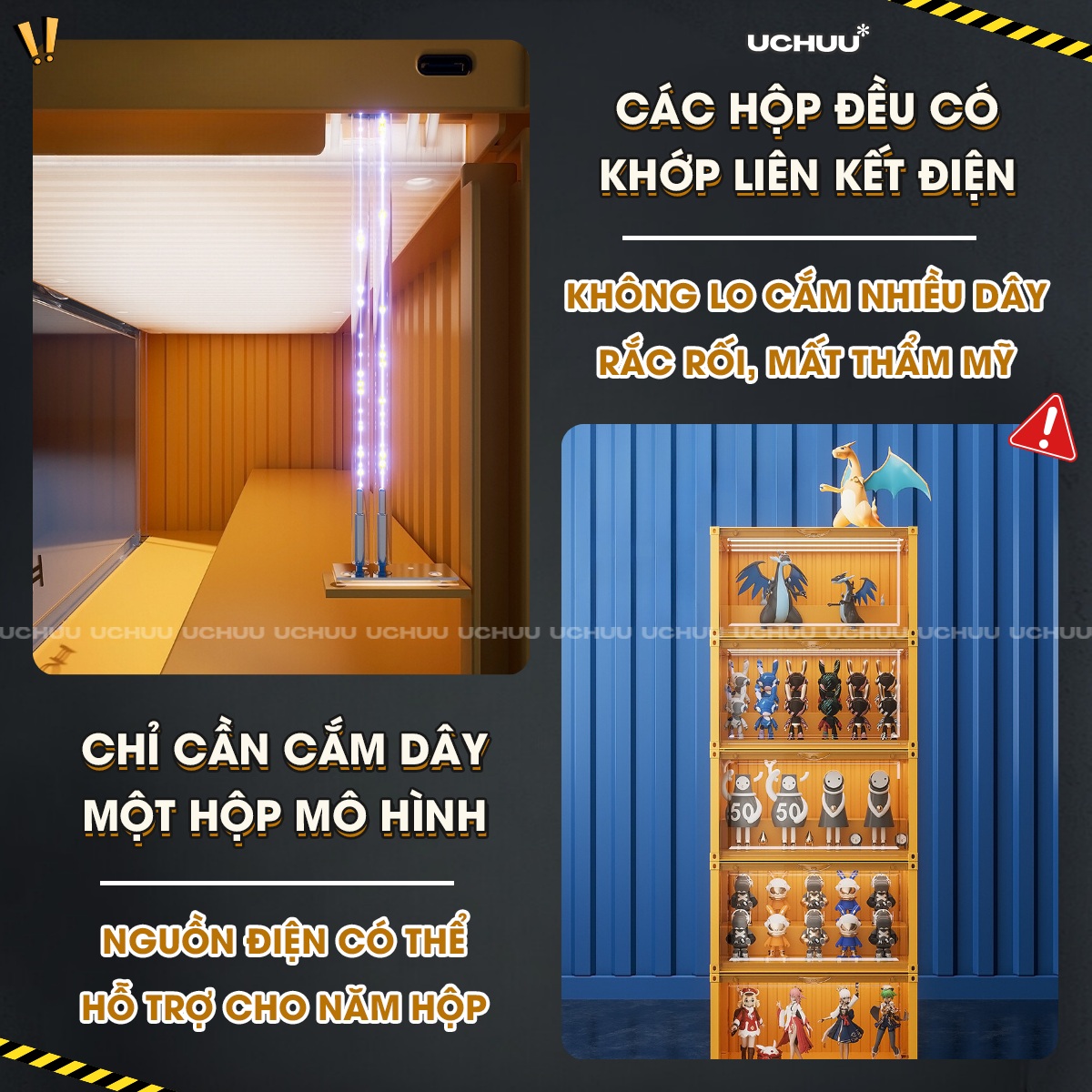 Hộp Trưng Bày Mô Hình Container