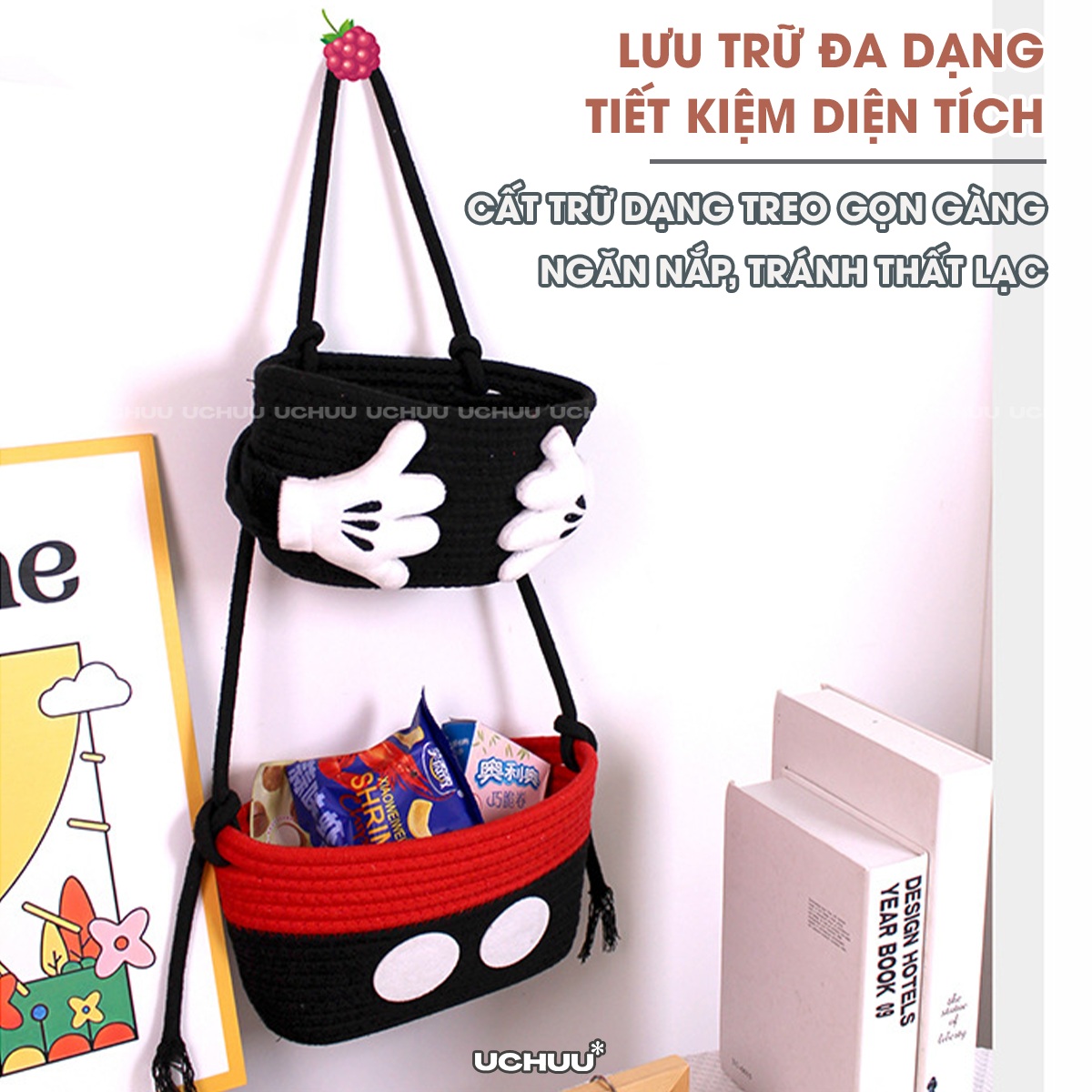 Giỏ Treo Đan Dây