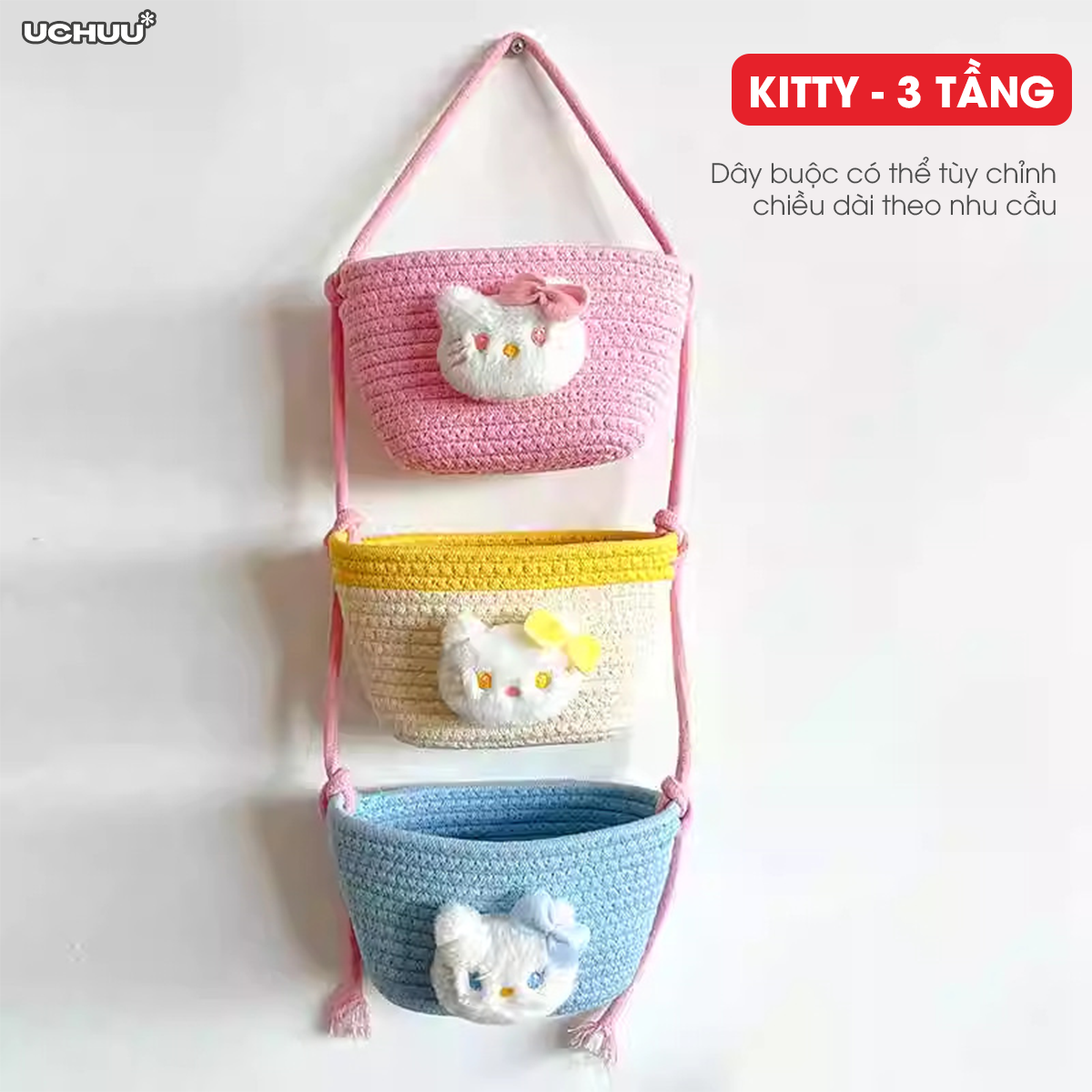 Giỏ Treo Đan Dây