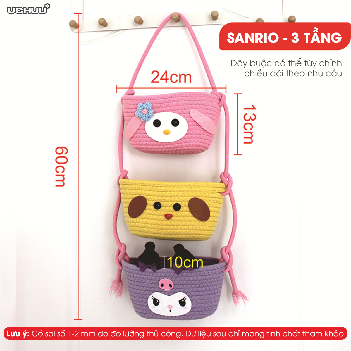 Giỏ Treo Đan Dây
