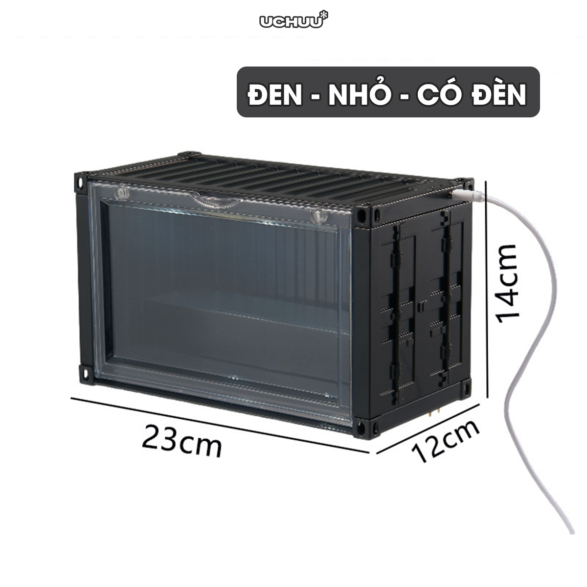 Hộp Trưng Bày Mô Hình Container