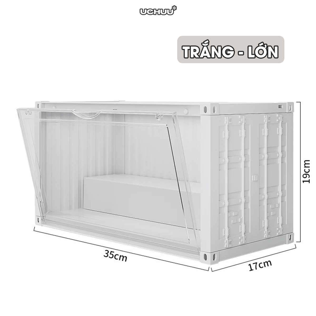 Hộp Trưng Bày Mô Hình Container