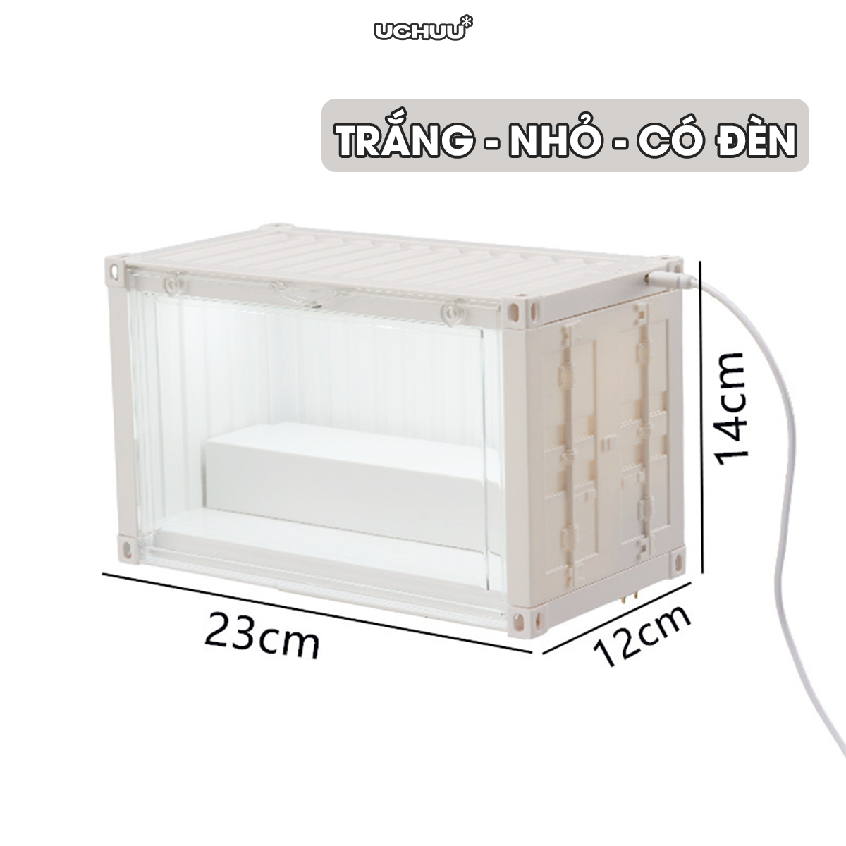 Hộp Trưng Bày Mô Hình Container