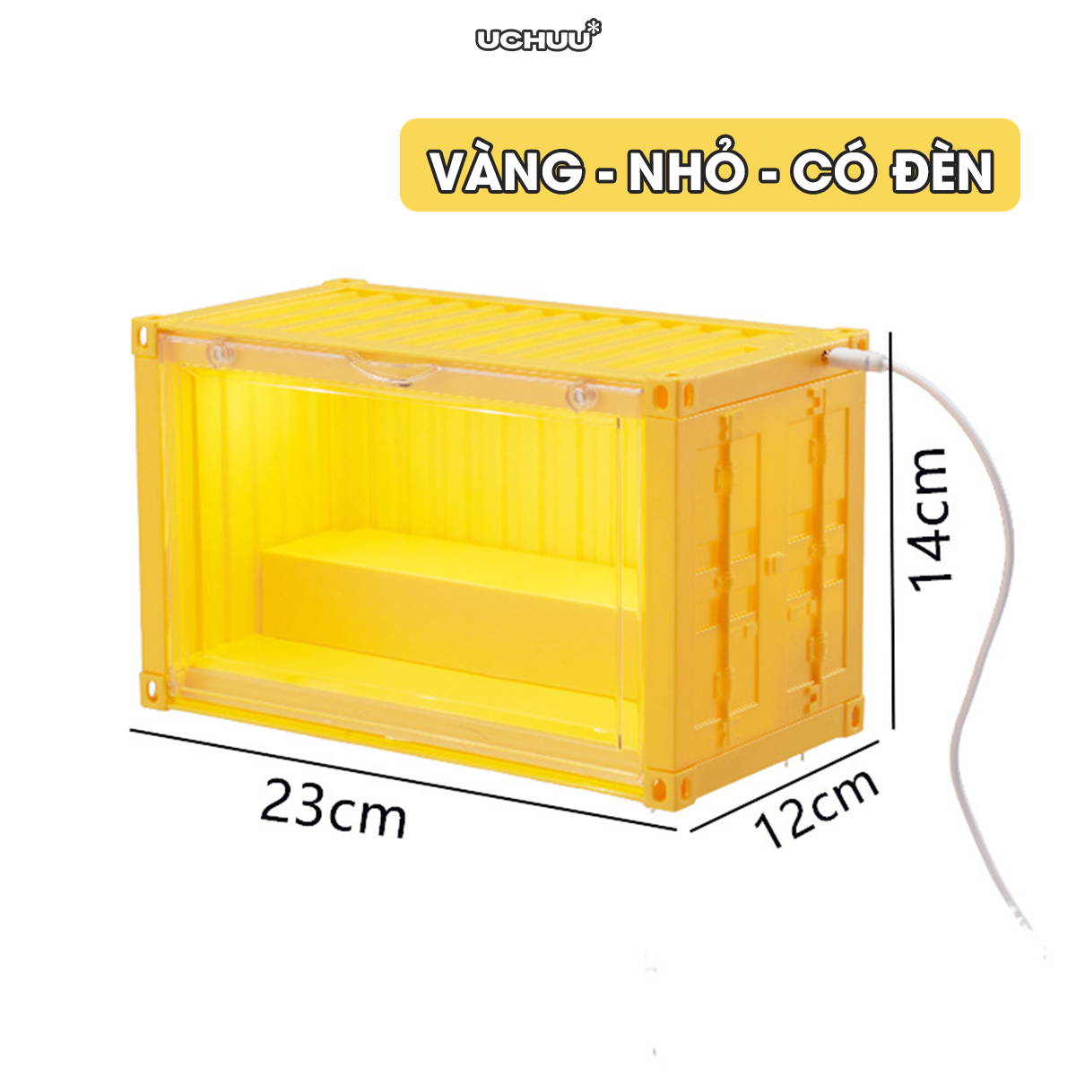 Hộp Trưng Bày Mô Hình Container