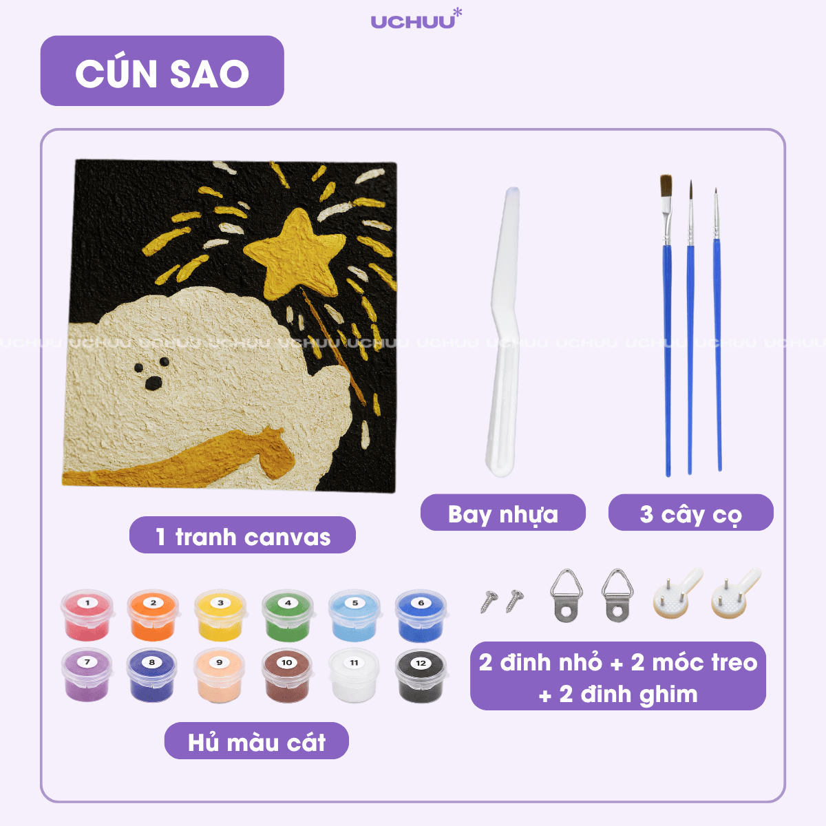 Tranh Tô Màu Cát