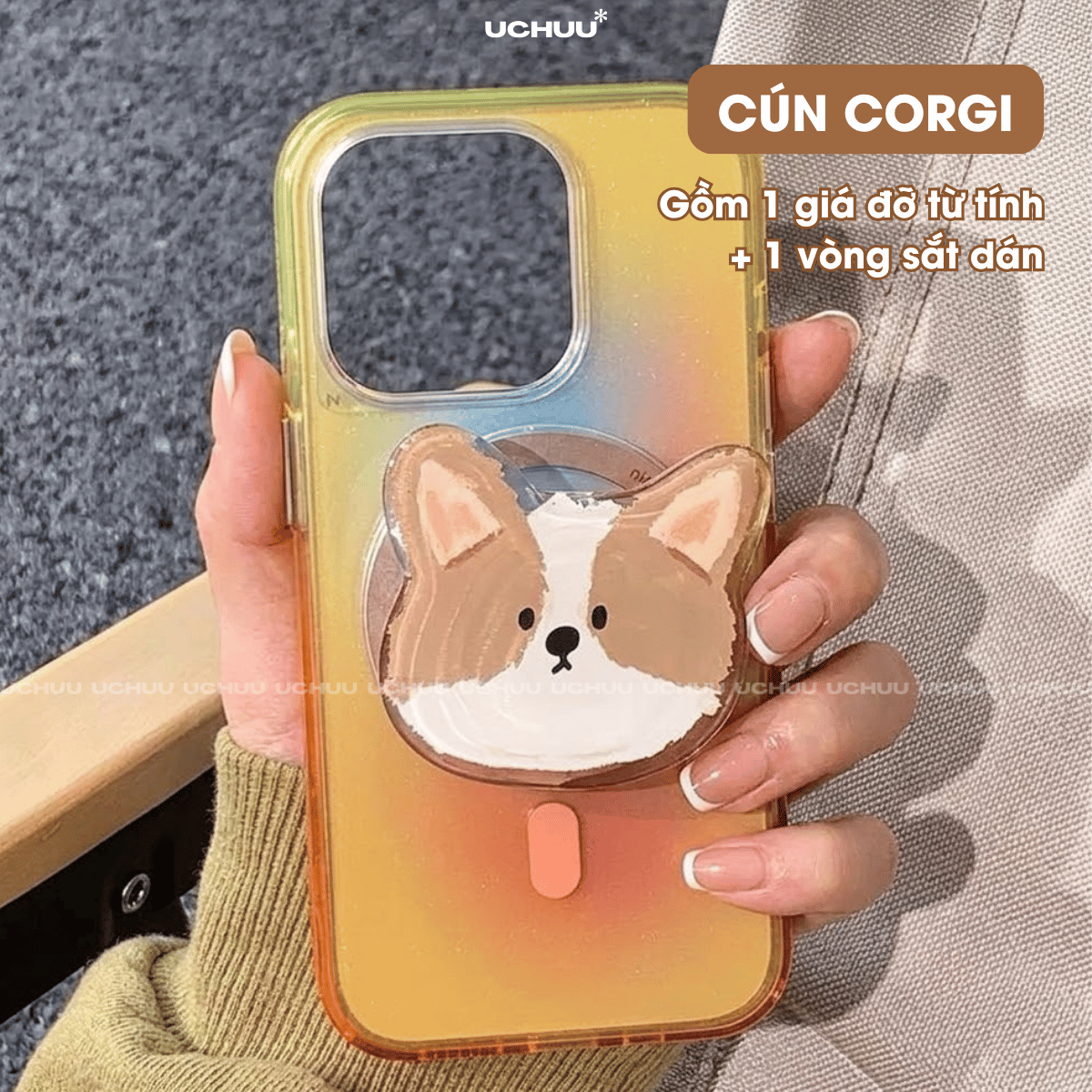 Giá đỡ điện thoại từ tính