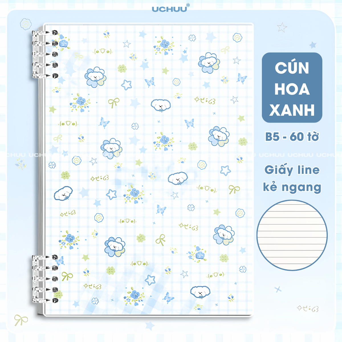 Sổ Còng Bìa Nhựa B5