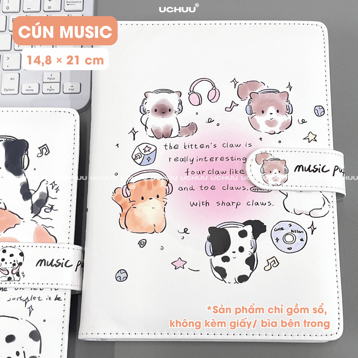 Sổ Còng Bìa Da PU