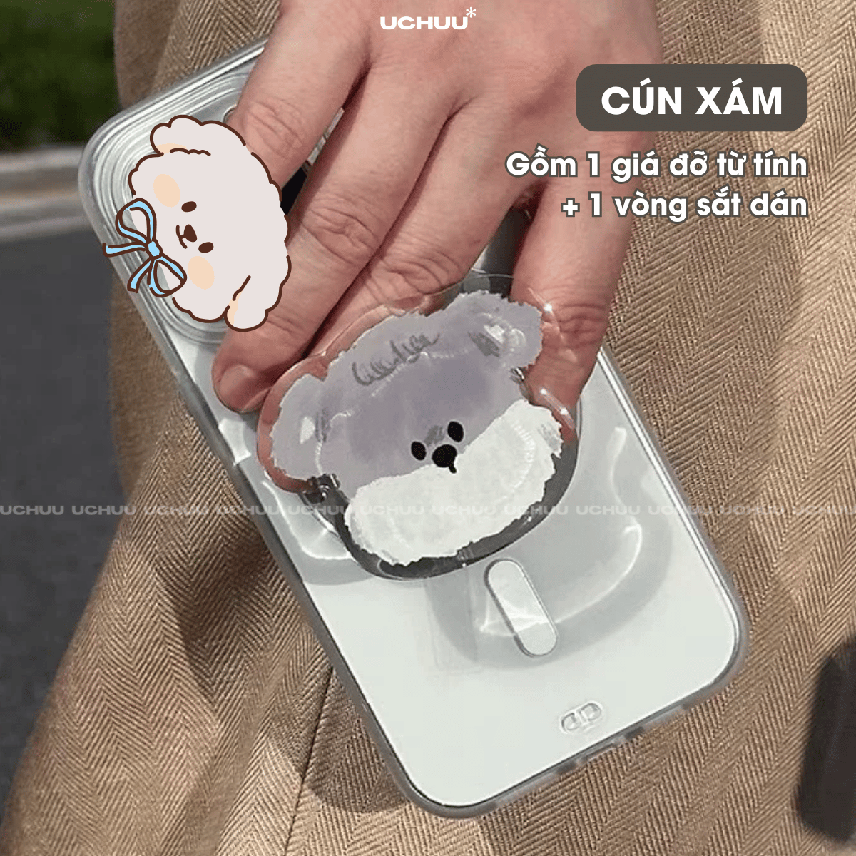 Giá đỡ điện thoại từ tính