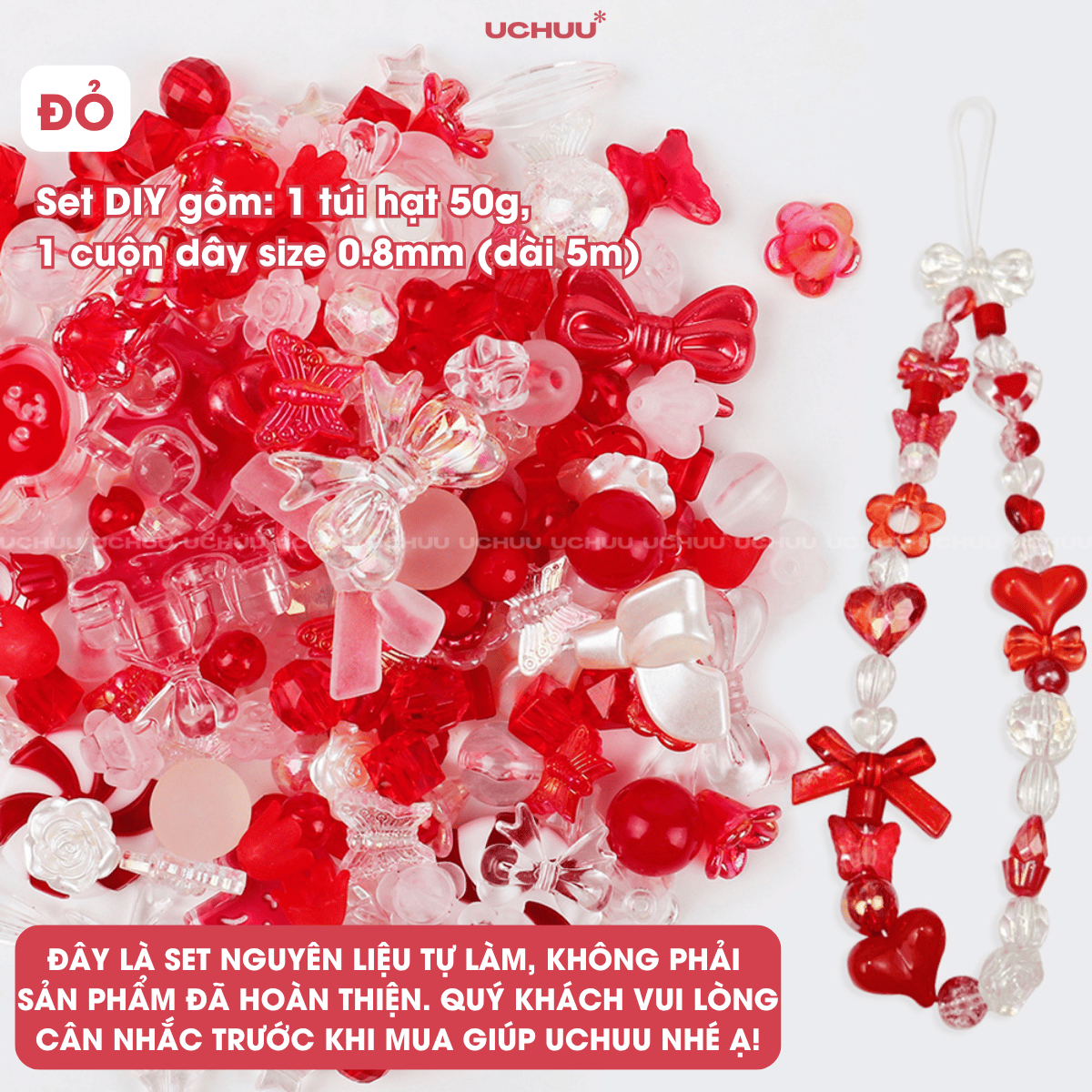 Cườm Charm Móc Khoá