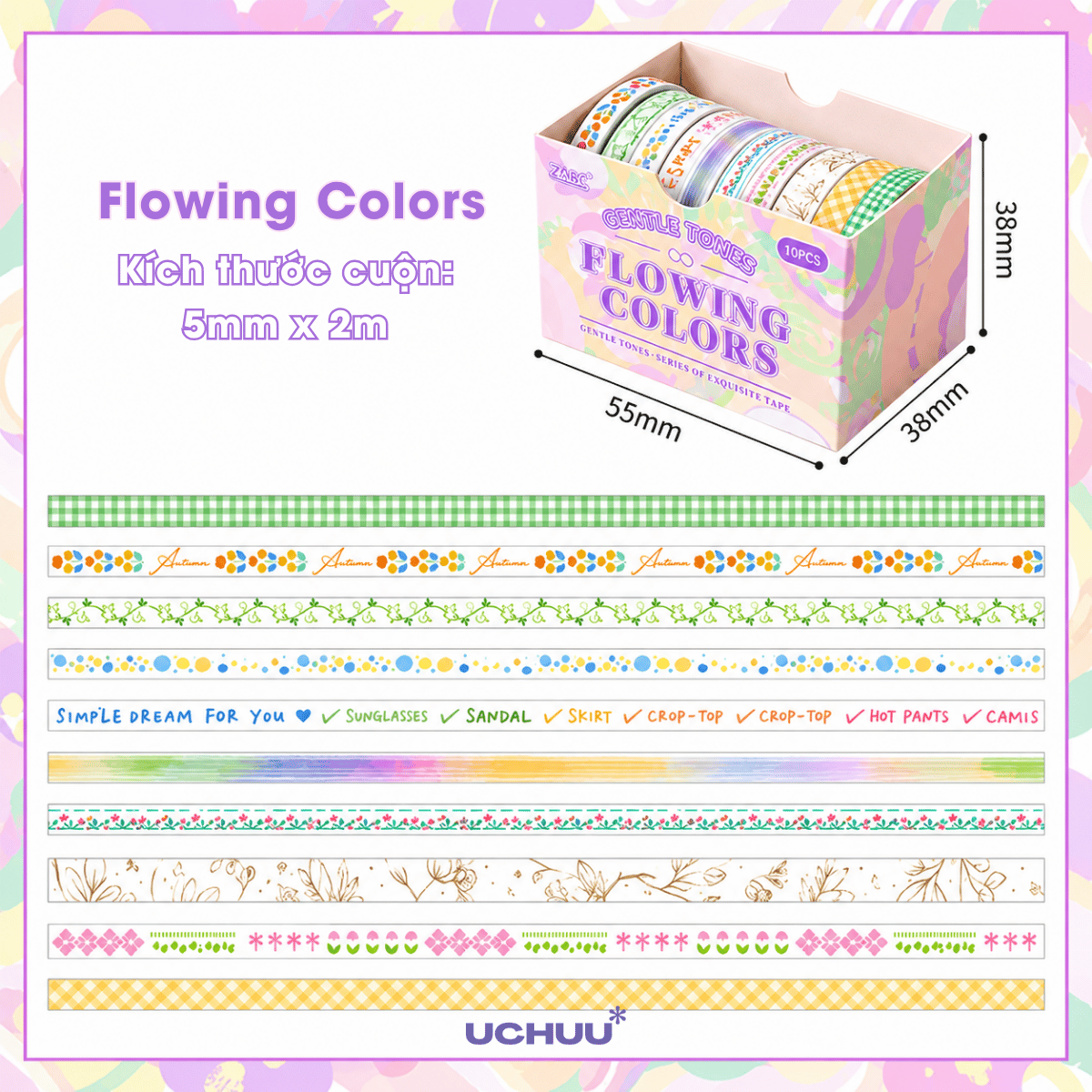 Cuộn Washi Tape