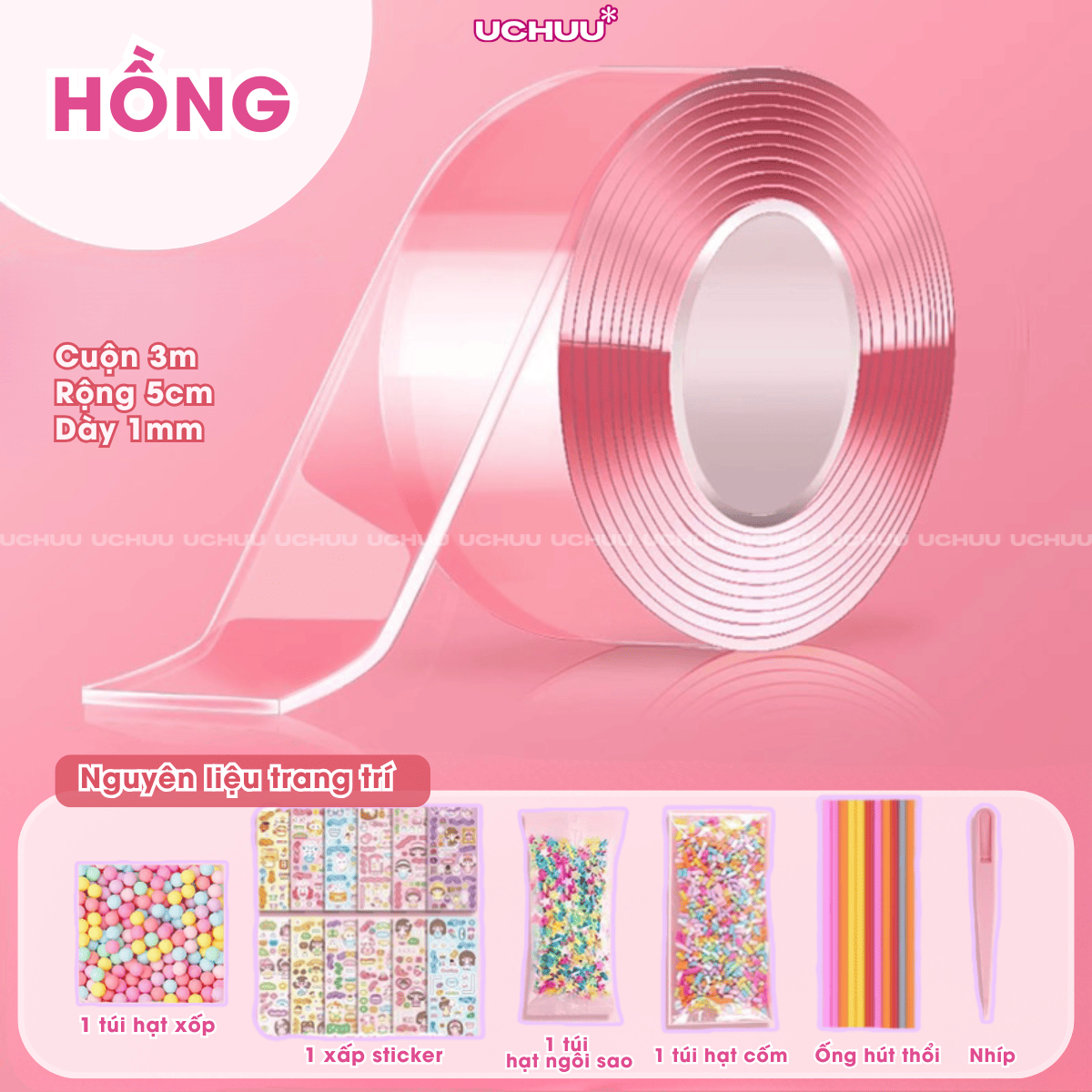 Bộ Băng Keo Nano Thổi Bong Bóng