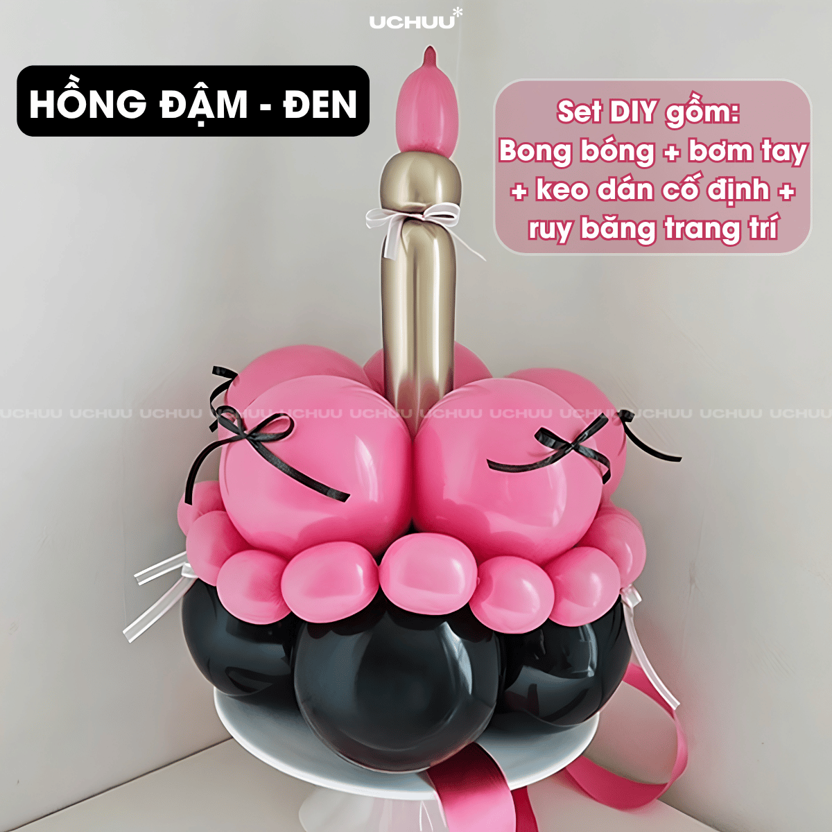 Bánh Kem Bong Bóng DIY