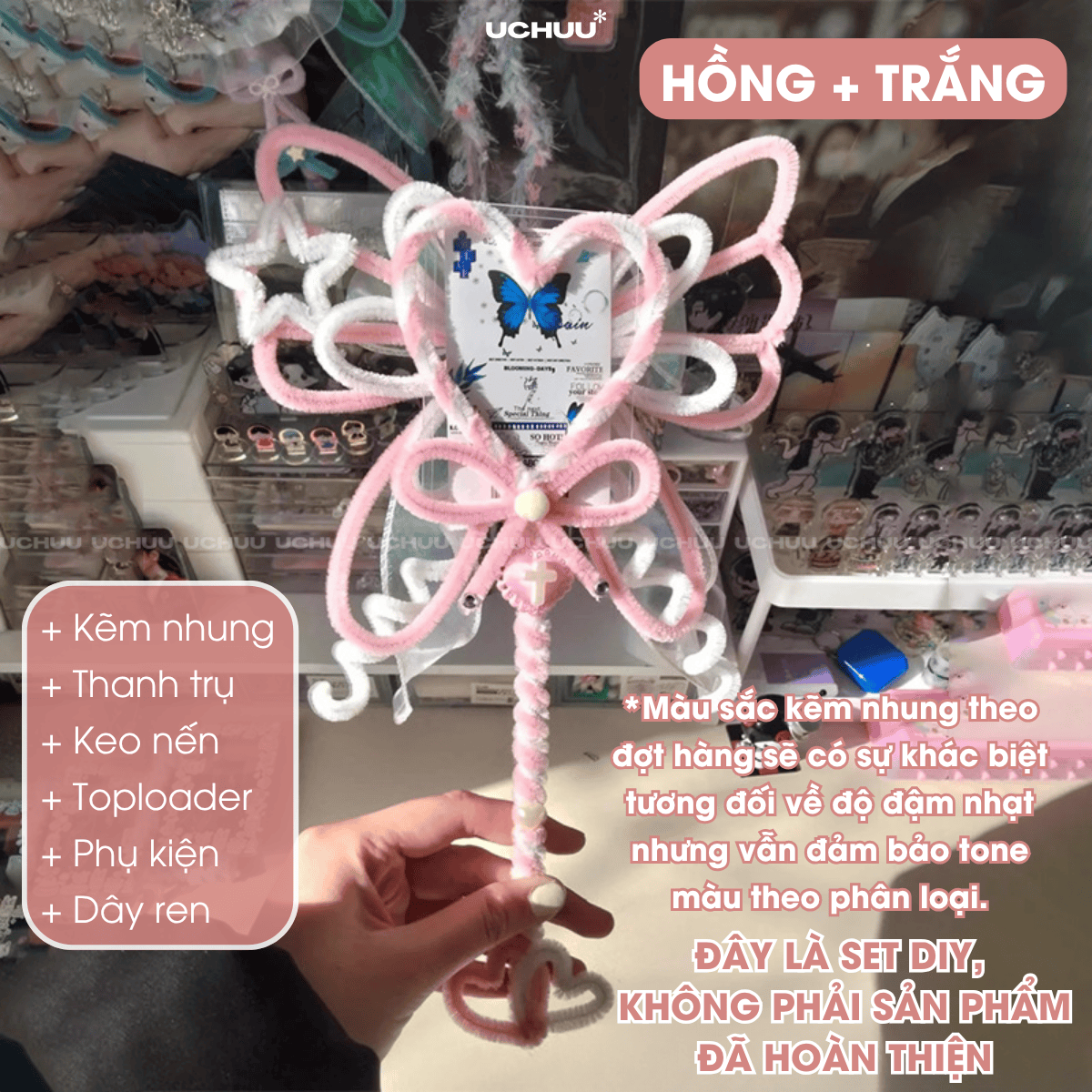 Gậy Thẻ Bo Góc