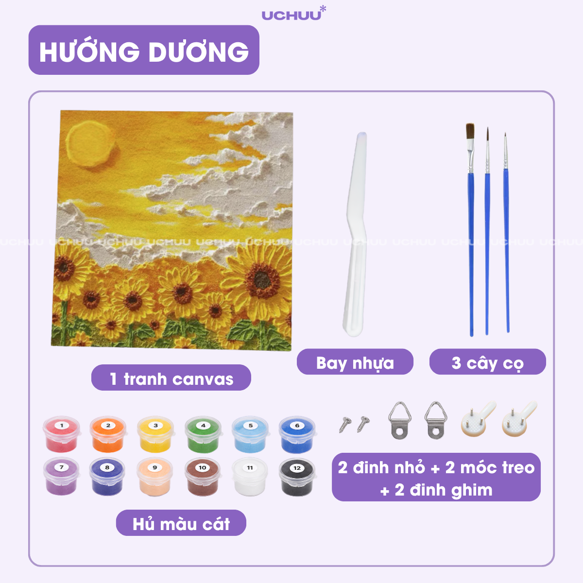 Tranh Tô Màu Cát
