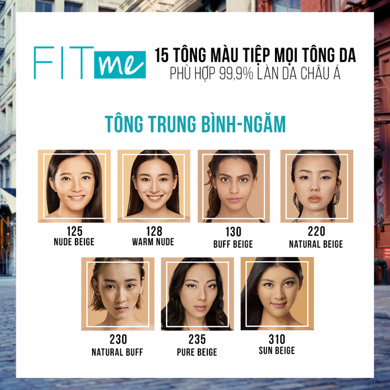 Kem Nền Che Phủ Tốt Maybelline Fit Me Matte SPF 22 30ml