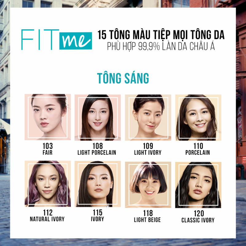 Kem Nền Che Phủ Tốt Maybelline Fit Me Matte SPF 22 30ml