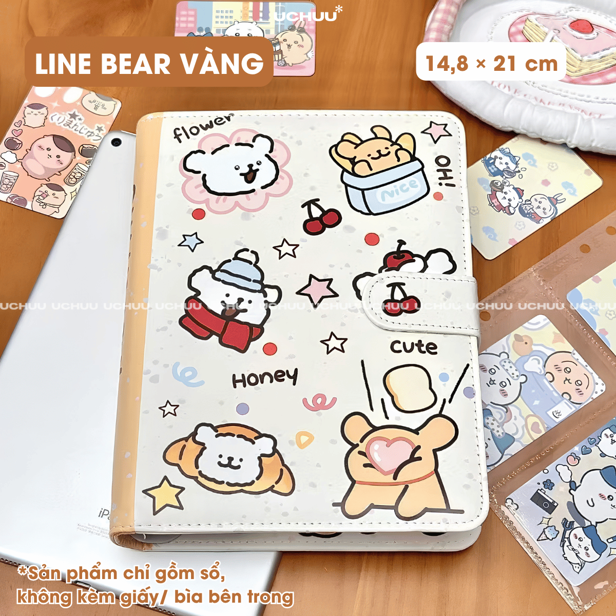 Sổ Còng Bìa Da PU