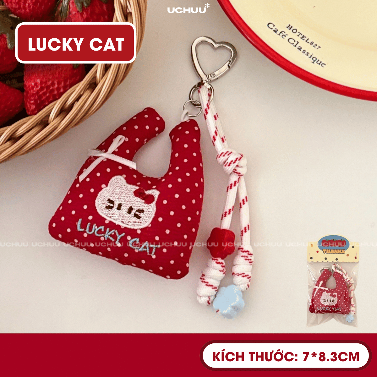 Móc Khóa Túi Vải