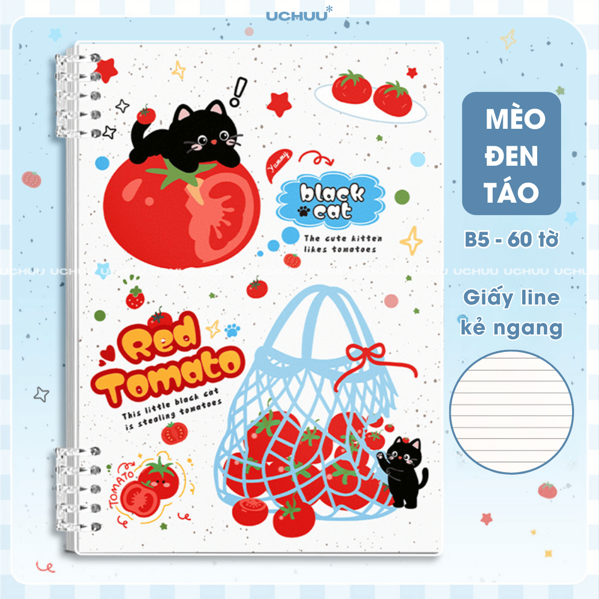 Sổ Còng Bìa Nhựa B5