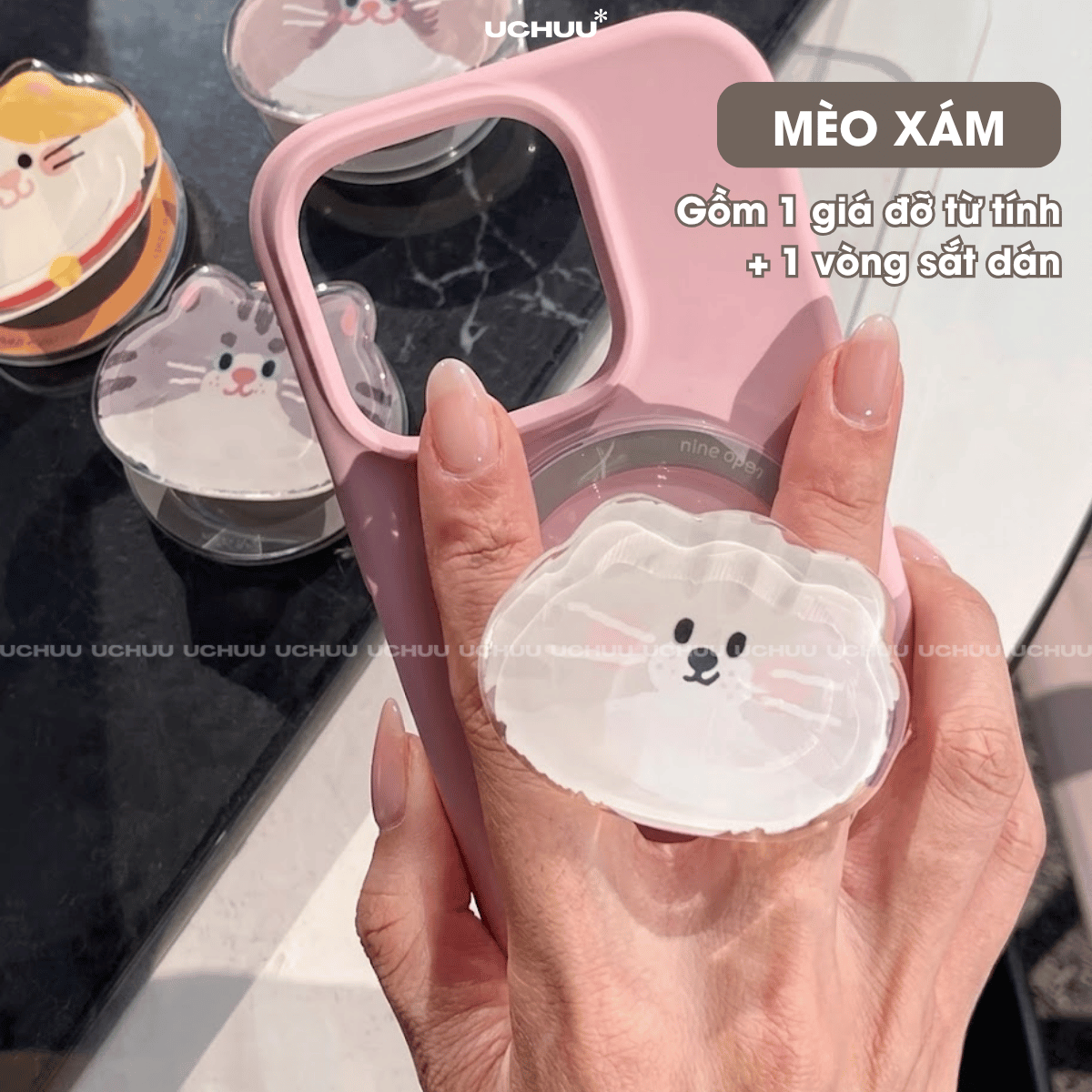 Giá đỡ điện thoại từ tính