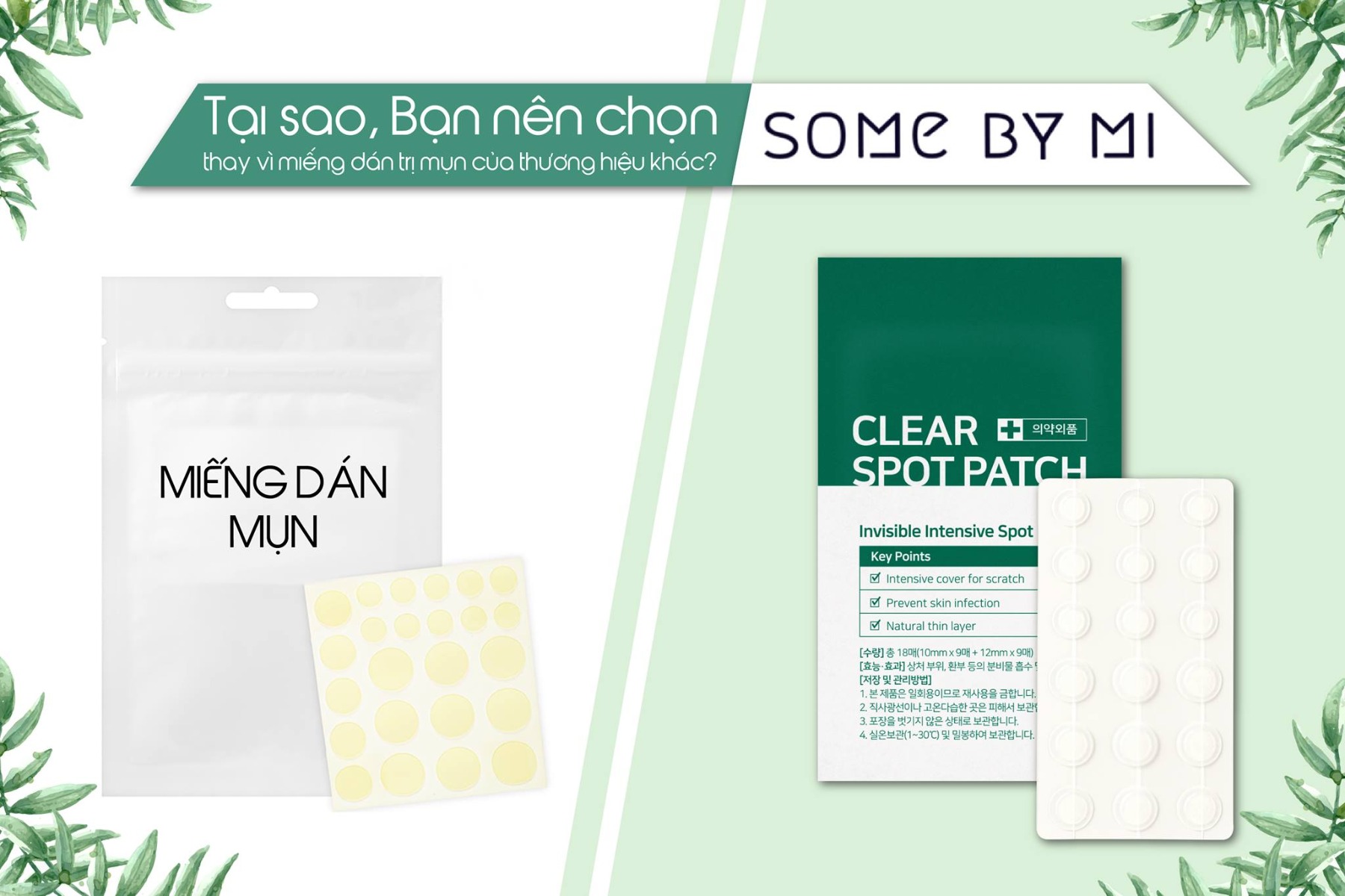 Miếng Dán Mụn Some By Mi Clear Spot Patch 18 Miếng