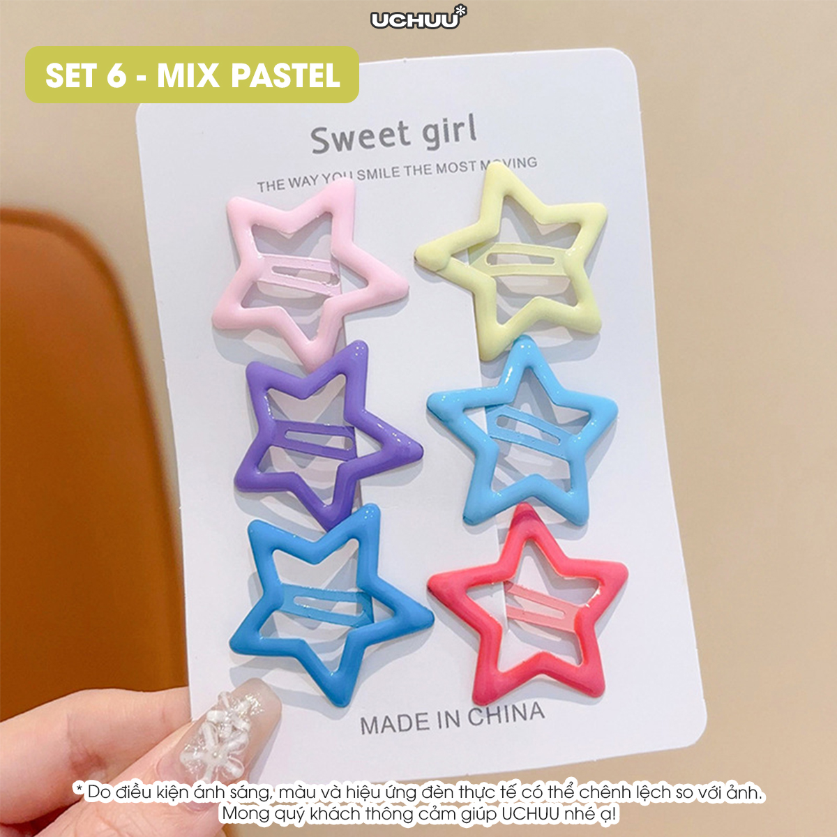 Set Kẹp Tóc Sao