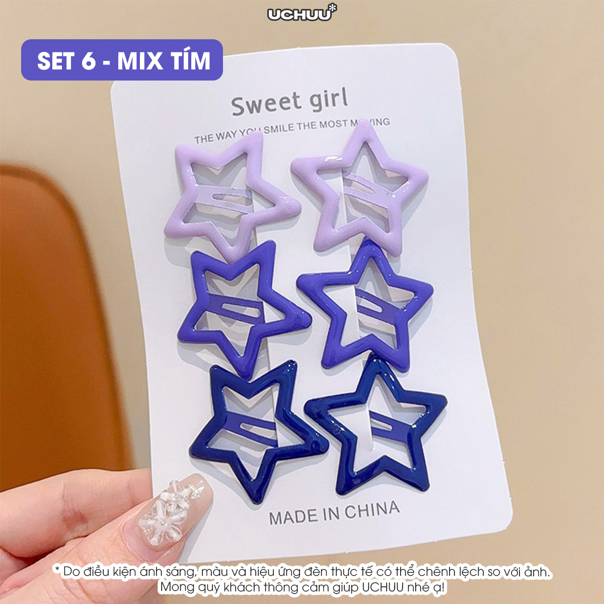 Set Kẹp Tóc Sao