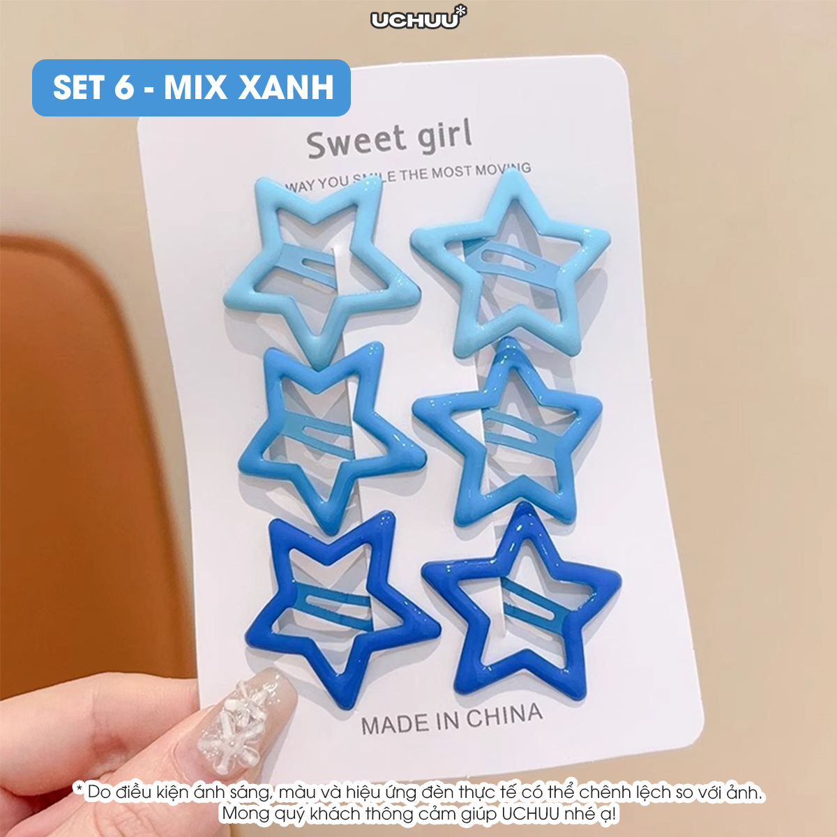 Set Kẹp Tóc Sao