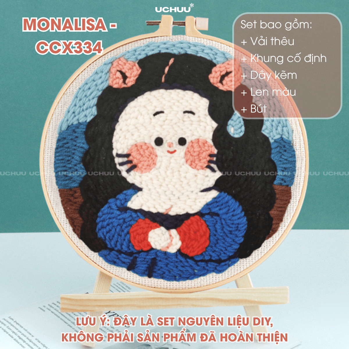 Tranh Thêu Len Nổi