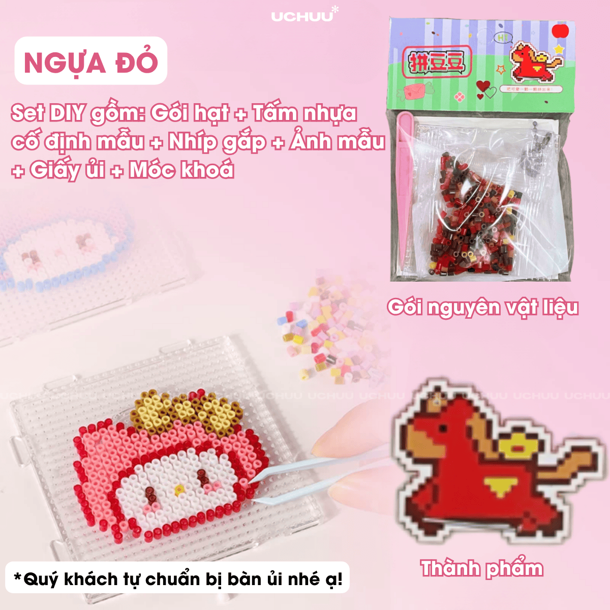 Bộ hạt ủi thần kỳ Perler