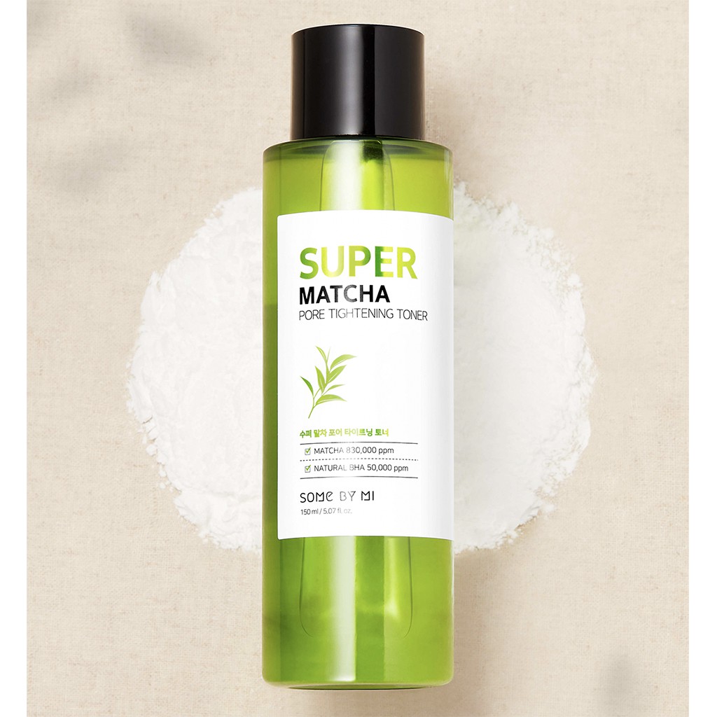 Nước Hoa Hồng Se Khít Lỗ Chân Lông Some By Mi Super Matcha Pore Tightening Toner 150ml