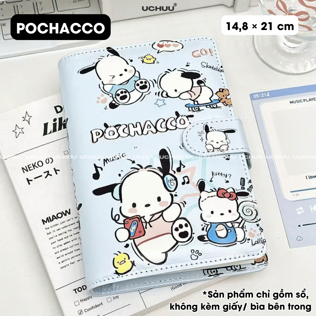 Sổ Còng Bìa Da PU