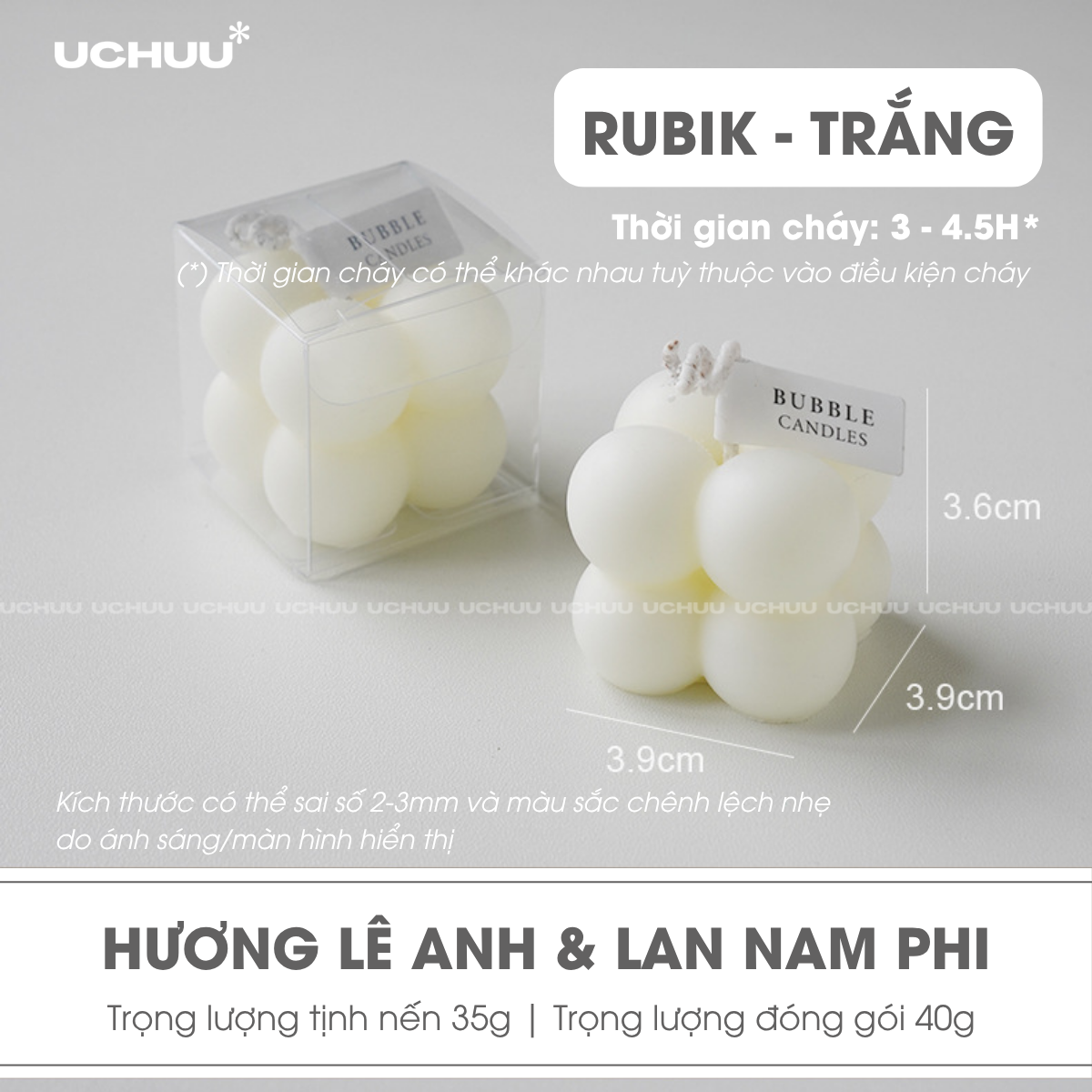Nến Thơm Mini Decor