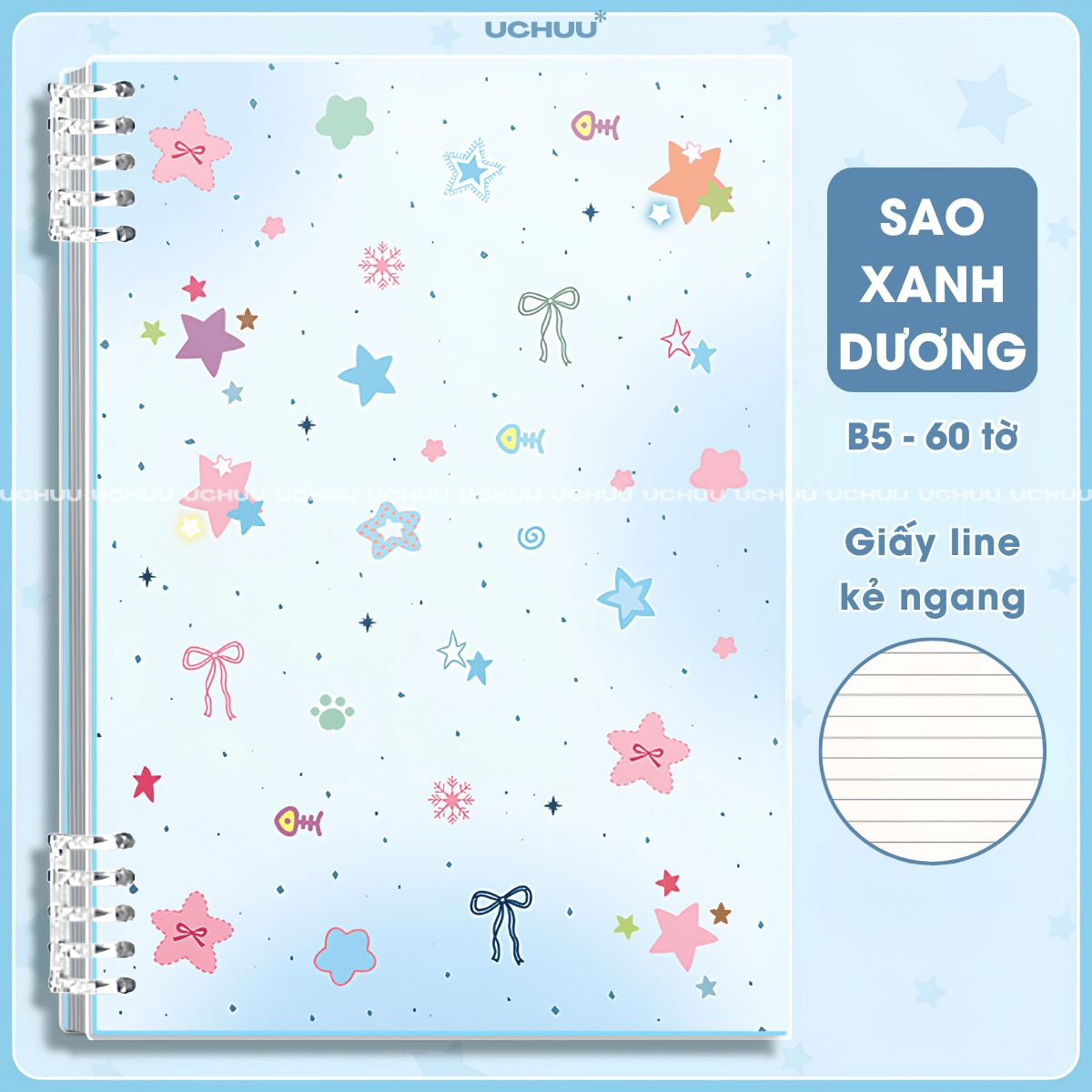 Sổ Còng Bìa Nhựa B5