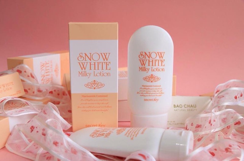 Sữa Dưỡng Trắng Da Secret Key Snow White Milky Lotion 120g